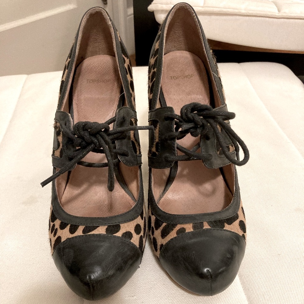 Top Shop Leopard Heels